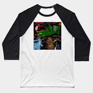 Abstract Digital Painting of Errada Art ADP001 Baseball T-Shirt